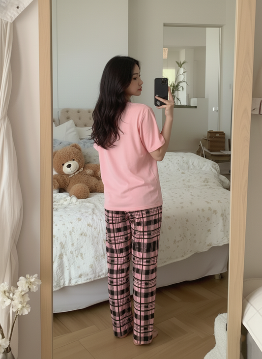 Good Girl Printed Half Sleeve Night Suit (7-14 Years)