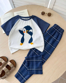Penguin Half Sleeve Kids Suit