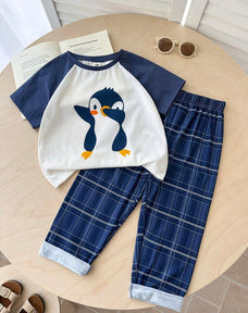 Penguin Half Sleeve Kids Suit