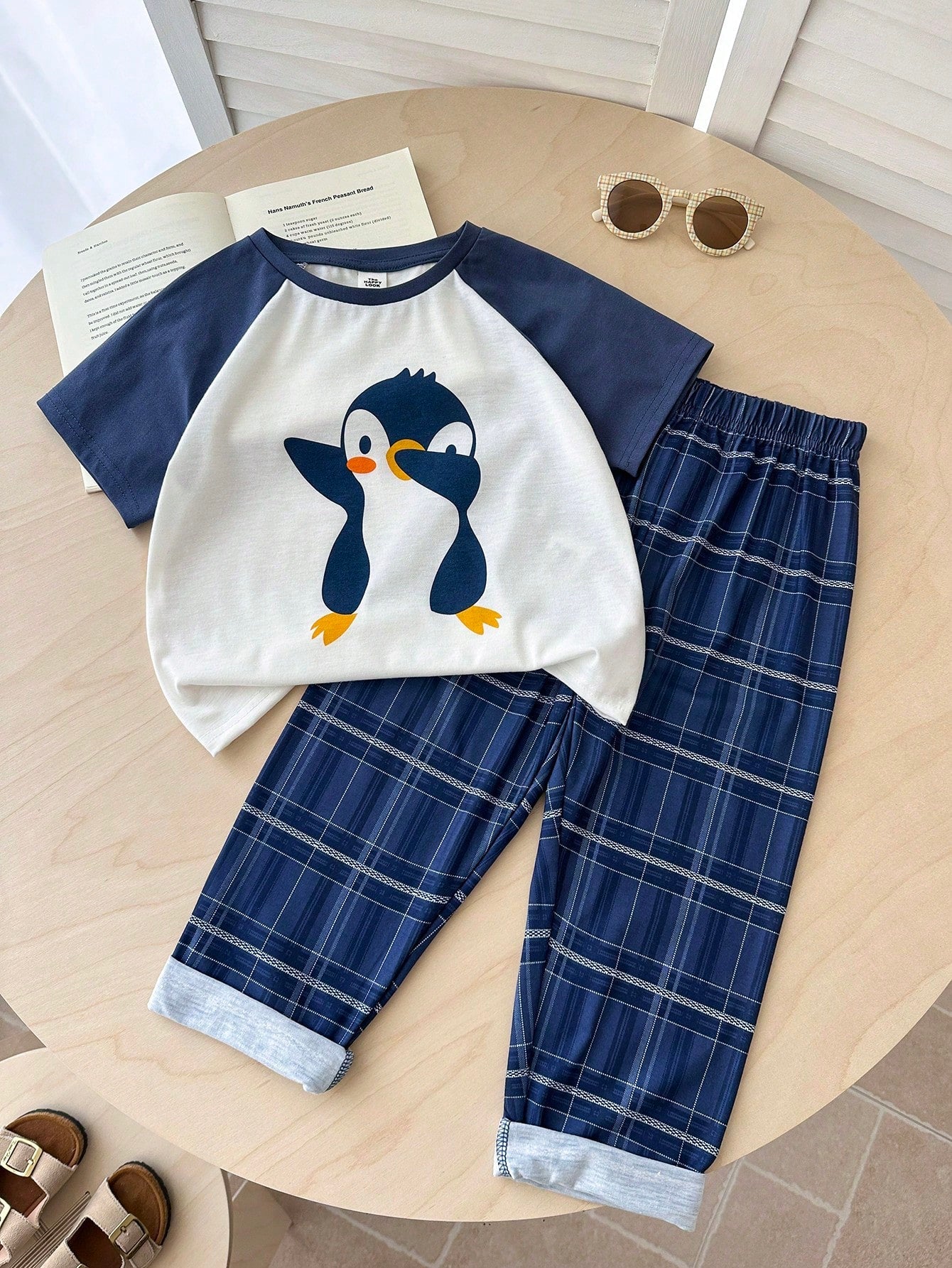 Penguin Half Sleeve Kids Suit