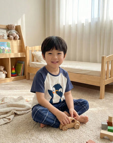 Penguin Half Sleeve Kids Suit
