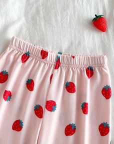 Strawberry Half Sleeve Kids Suit