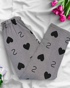 Trouser - Grey Double Heart