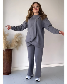 Winter Grey Carryall Co-Ord Set + Bag