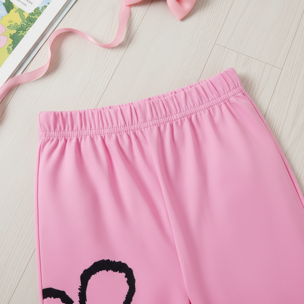 Flower Petals Half Sleeve Kids Suit