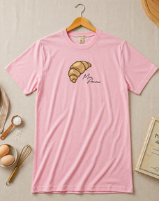 Pink Mon Amour Printed Long T Shirt