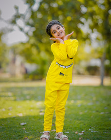 Yellow Smiley Kids Suit (Each)