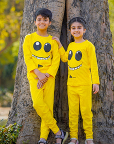 Yellow Smiley Kids Suit (Each)