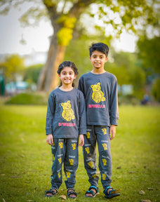 Charcoal Bear Kids Suit (Each)