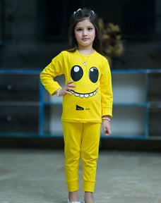 Yellow Smiley Kids Suit (Each)
