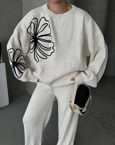 Winter Flower 2 PC Co-Ord Set