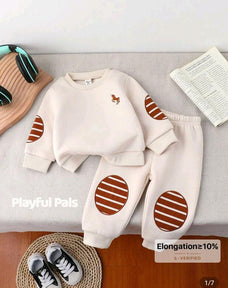 Horse Printed Kids Winter Suit