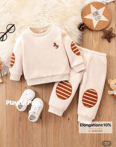Horse Printed Kids Winter Suit