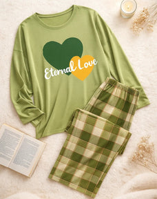 Extarnal Love Printed Night Suit