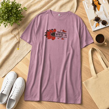 Stronger Storm Printed Pink Long T Shirt