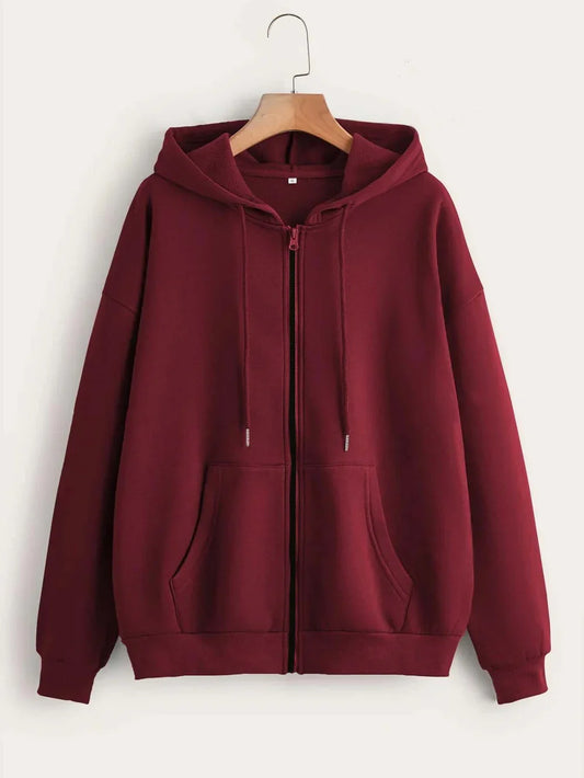 Unisex Winter Zipper Hoodie
