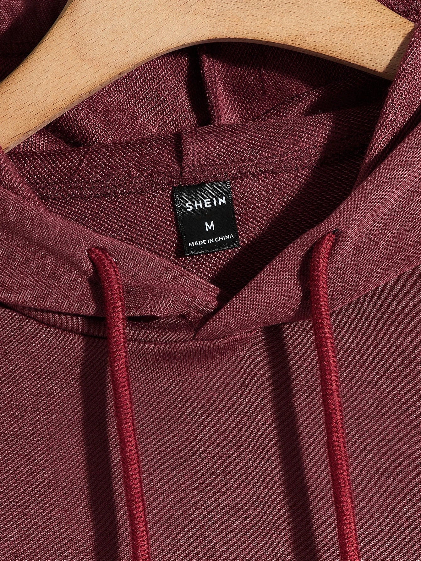 Winter Maroon Black Hoodie For Men