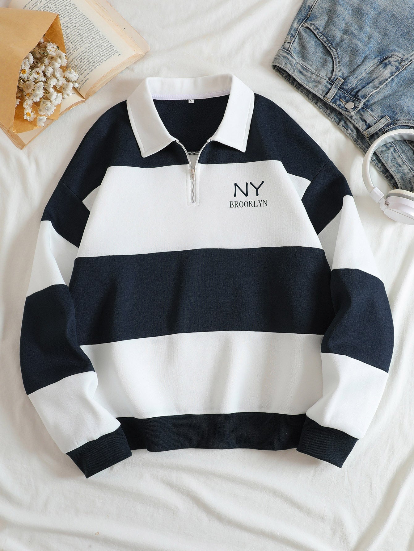 Winter Brooklyn Letter Sweatshirt