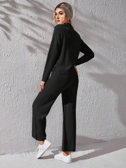 Winter Black Basic Co-Ord Set