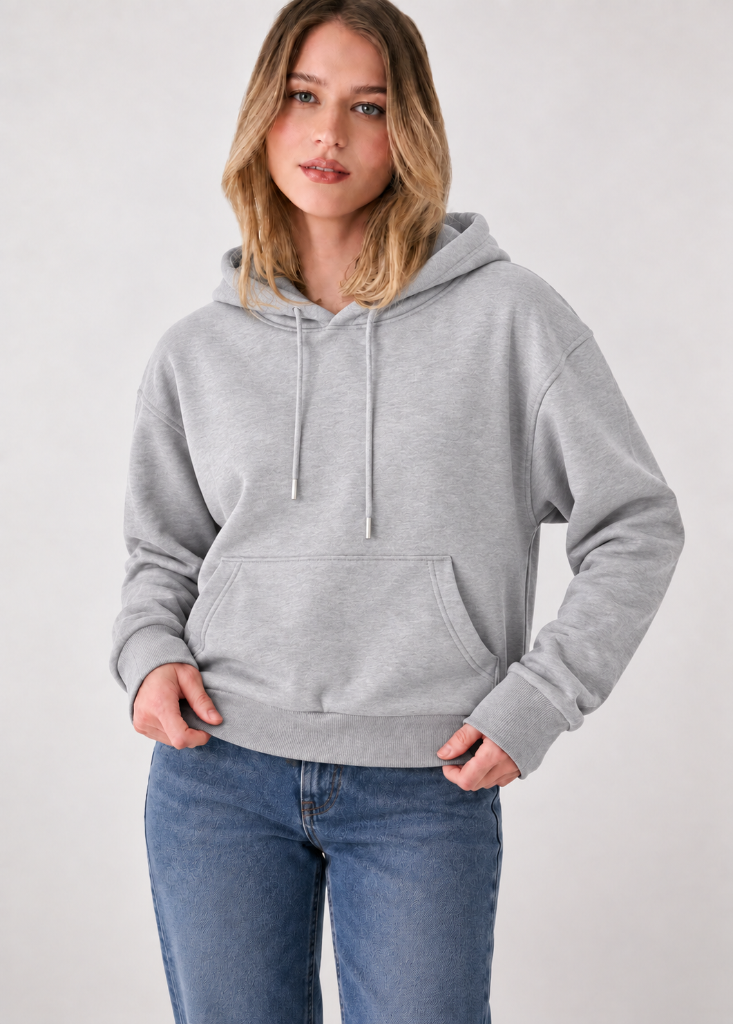 Winter Grey Basic Hoodie