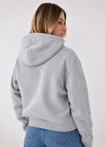 Winter Grey Basic Hoodie