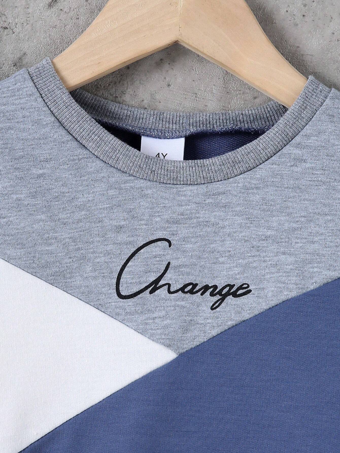 Change Letter Printed Kids Winter Suit (Each)