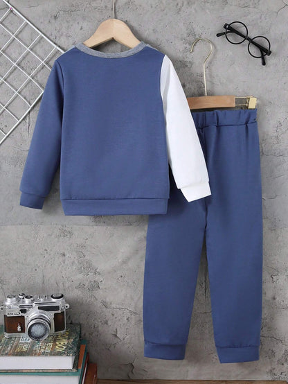 Change Letter Printed Kids Winter Suit (Each)