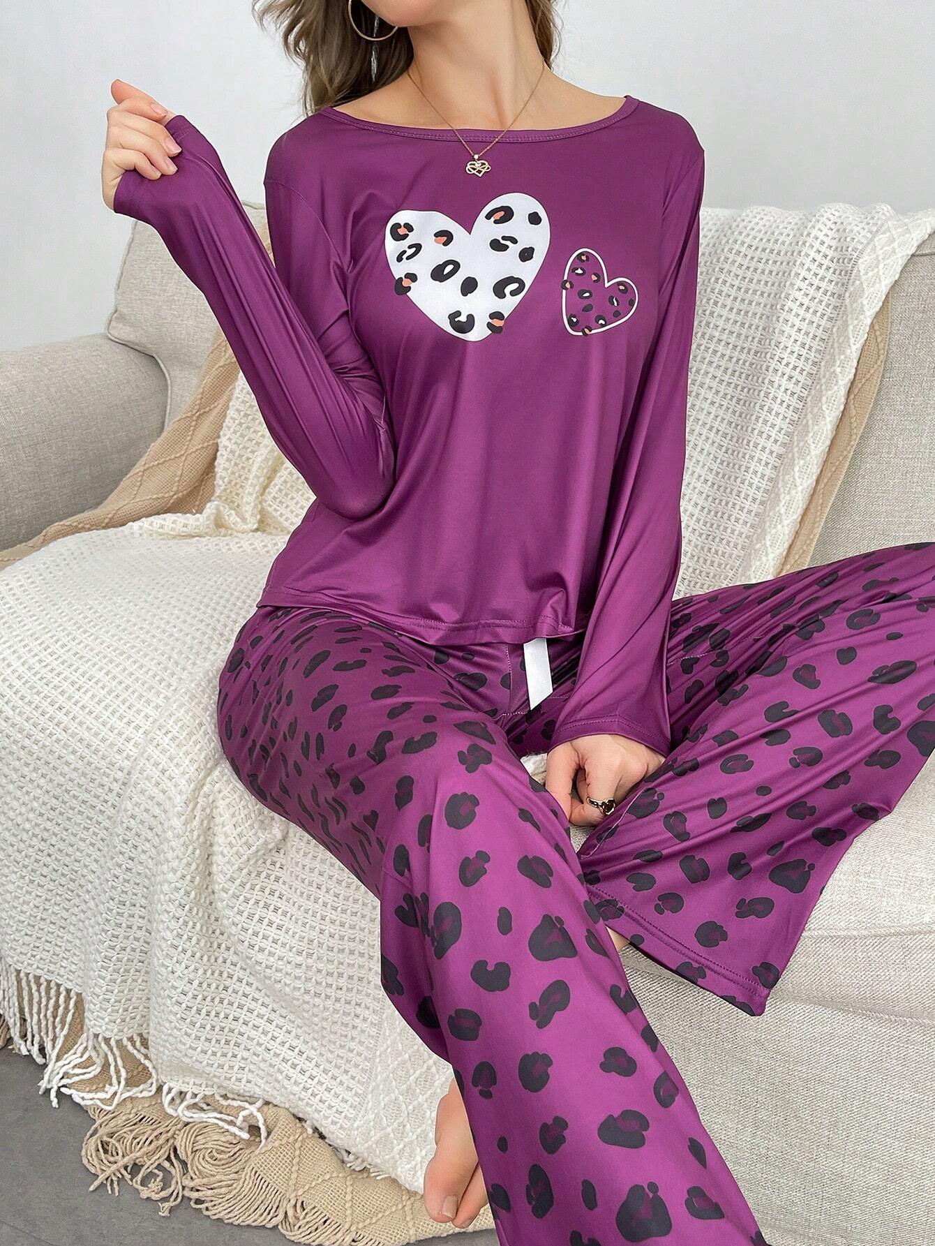 Leopard Skin Printed Night Suit