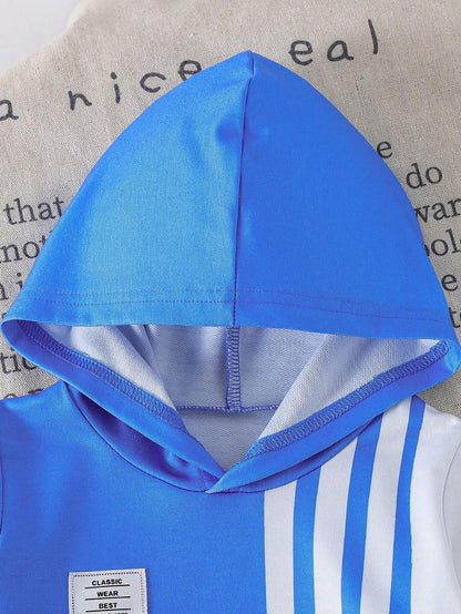 Blue Liner Printed Kids Winter Suit