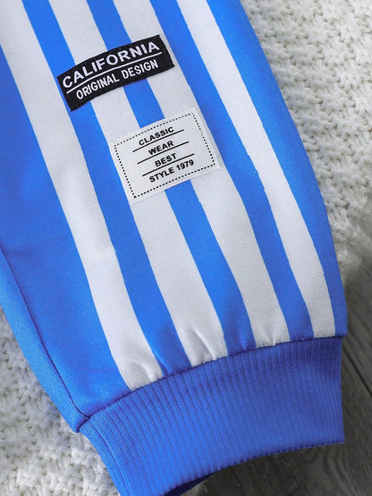 Blue Liner Printed Kids Winter Suit