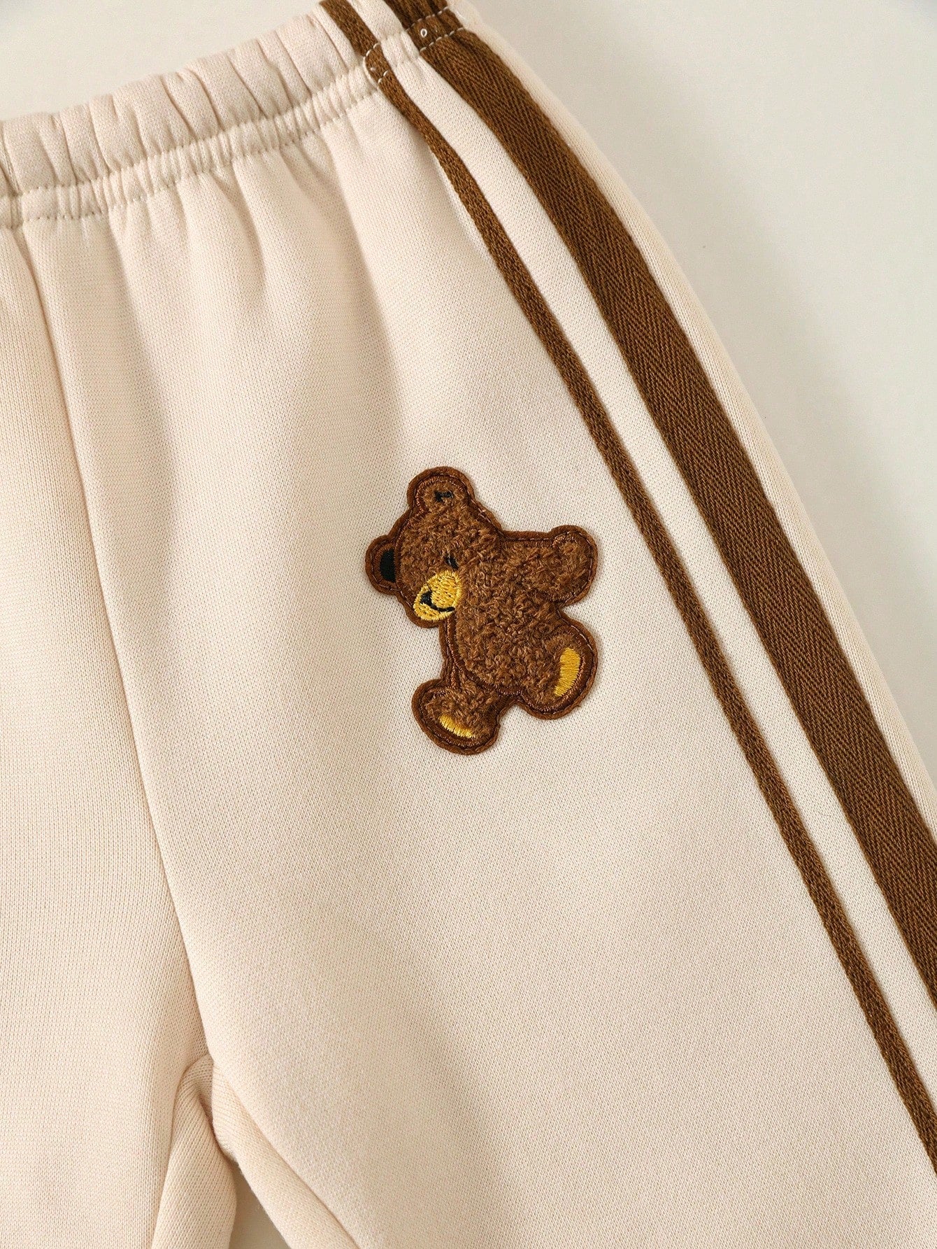 Brown Baby Panda Printed Kids Winter Suit