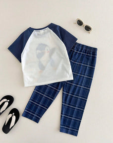 Penguin Half Sleeve Kids Suit