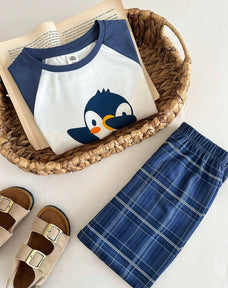 Penguin Half Sleeve Kids Suit
