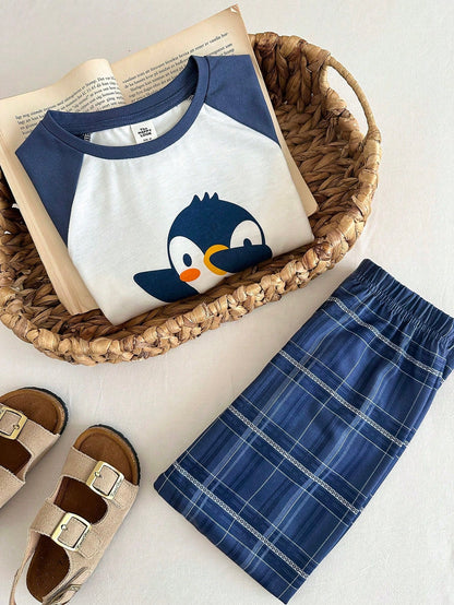 Penguin Half Sleeve Kids Suit