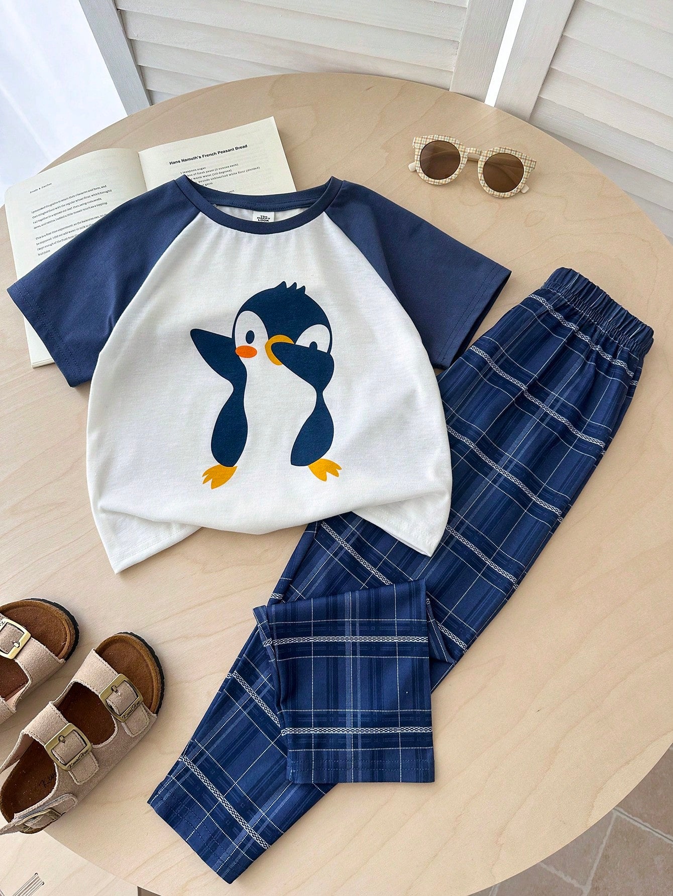 Penguin Half Sleeve Kids Suit