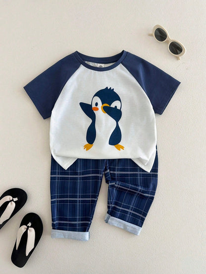 Penguin Half Sleeve Kids Suit