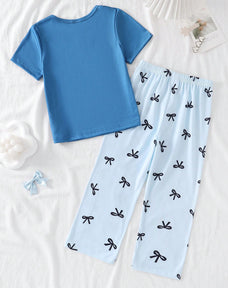Good Night Half Sleeve Kids Suit