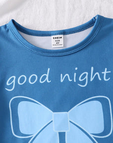 Good Night Half Sleeve Kids Suit