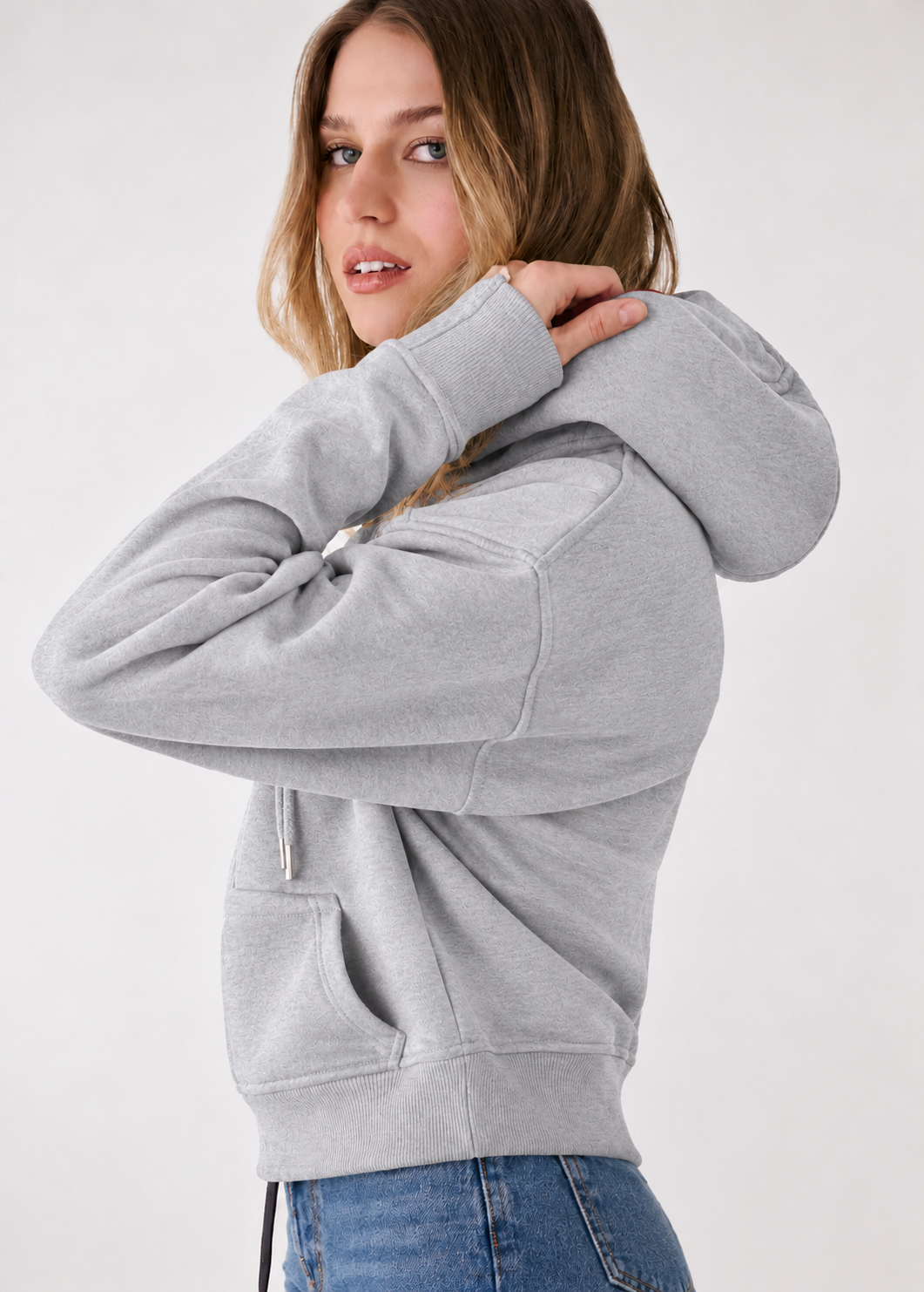 Winter Grey Basic Hoodie