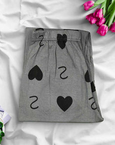 Trouser - Grey Double Heart