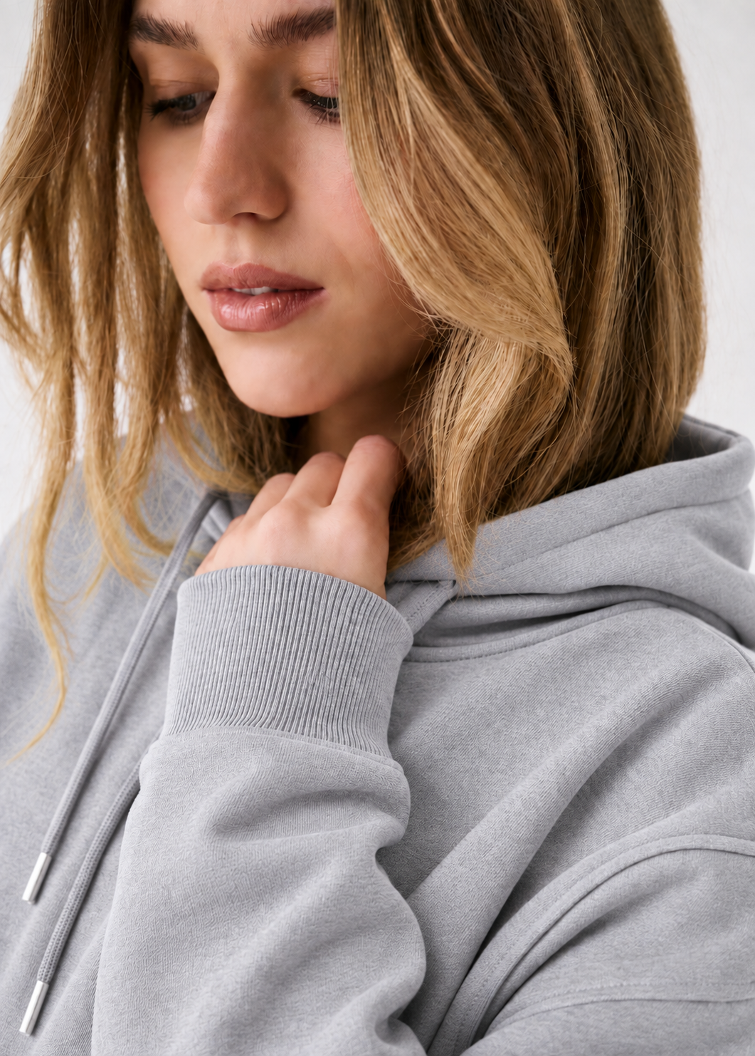 Winter Grey Basic Hoodie