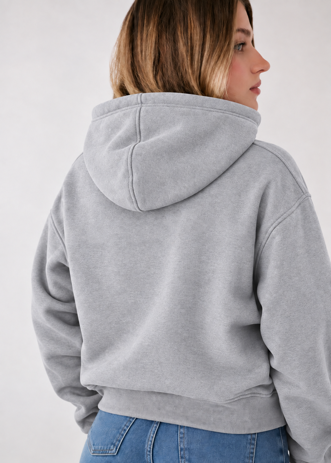 Winter Grey Basic Hoodie
