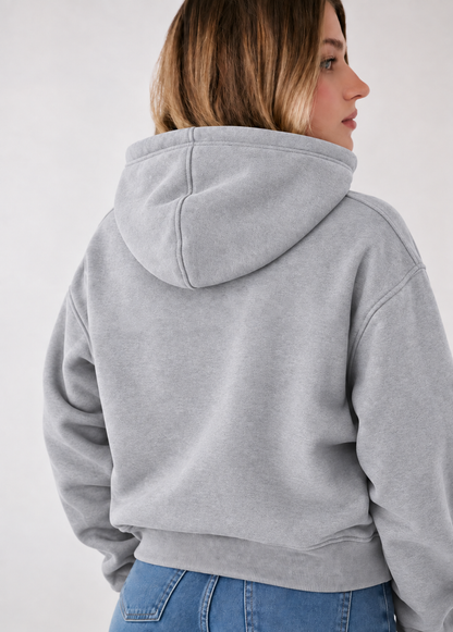 Winter Grey Basic Hoodie
