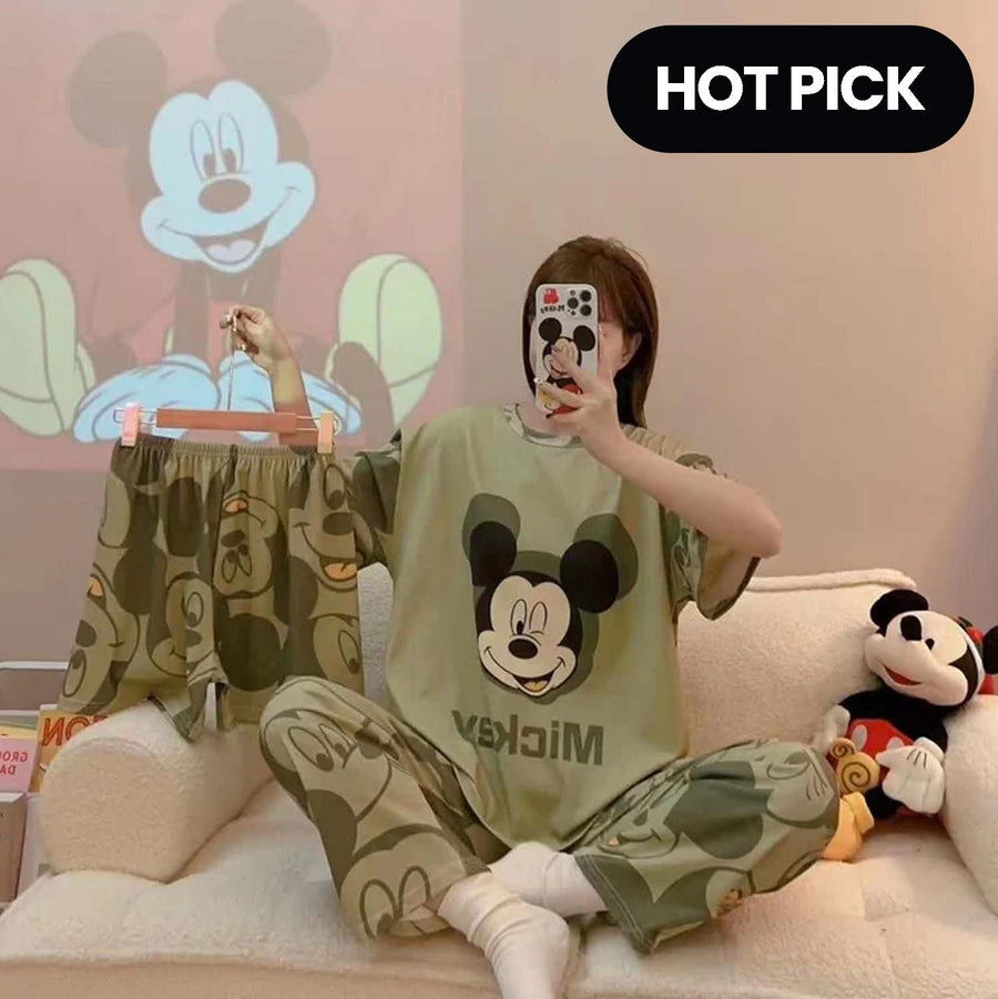 3 Piece Mickey Mouse Nightwear
