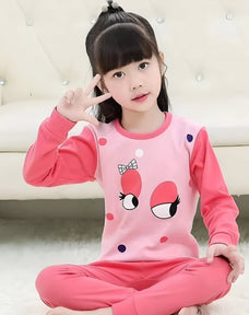 Pink Eye Full Sleeve Kids Suit (Each)