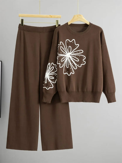 Winter Flower 2 PC Co-Ord Set