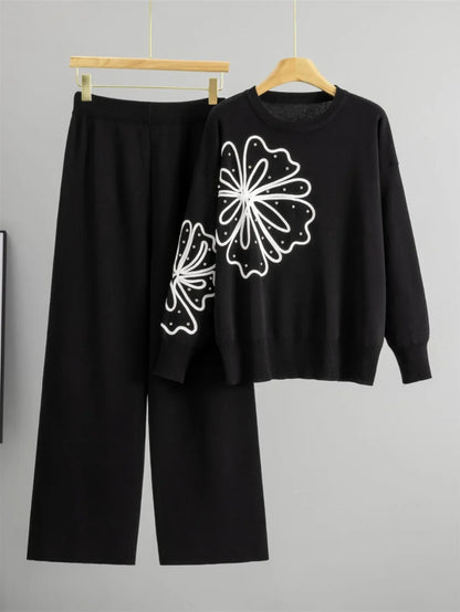 Winter Flower 2 PC Co-Ord Set