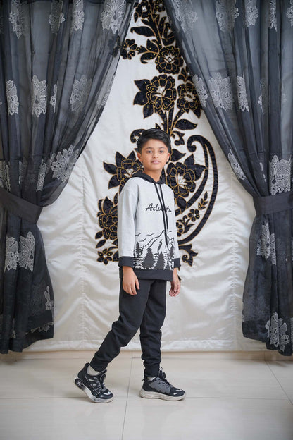 Adventure Printed Kids Winter Suit