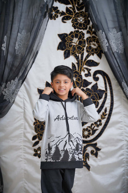 Adventure Printed Kids Winter Suit