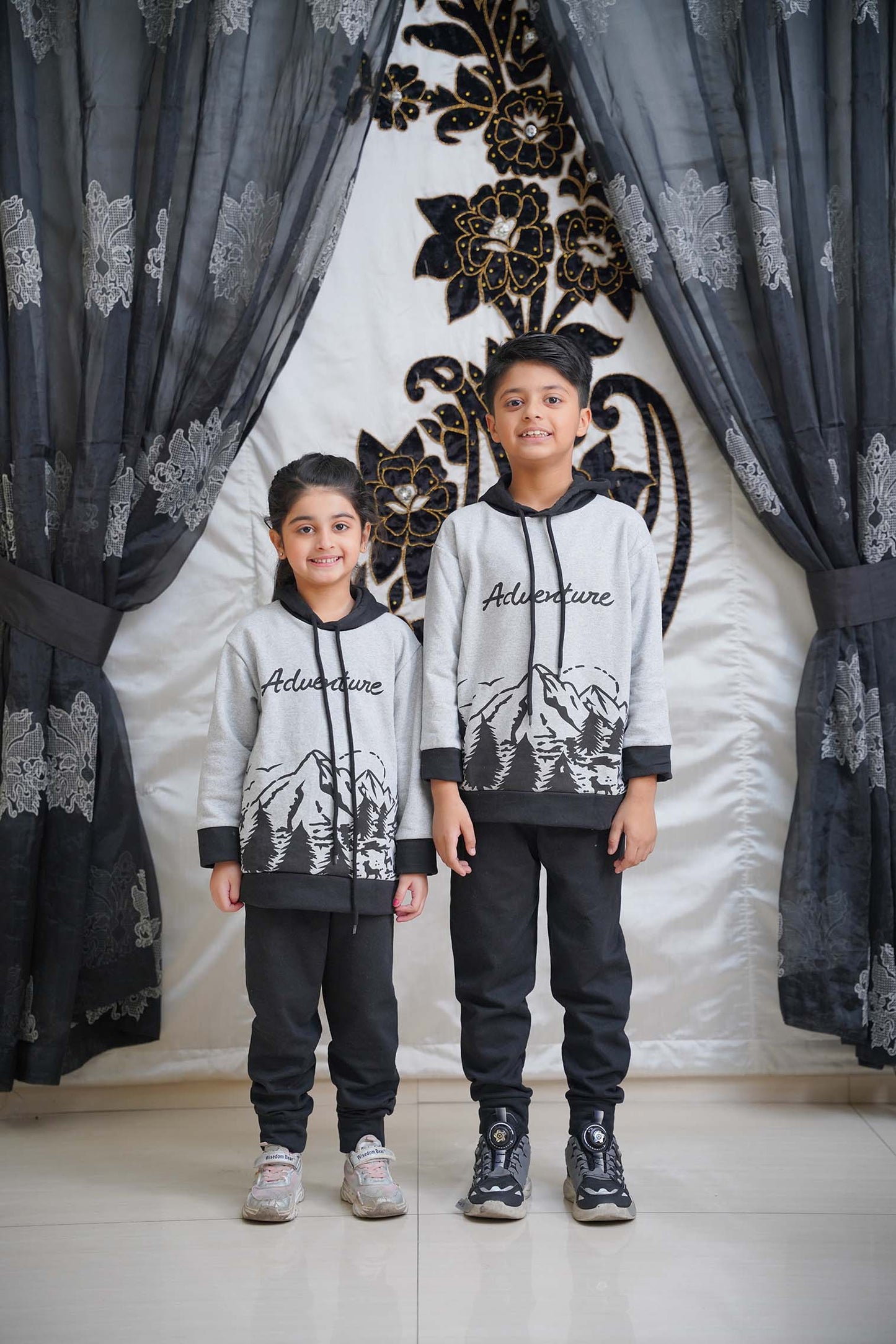 Adventure Printed Kids Winter Suit